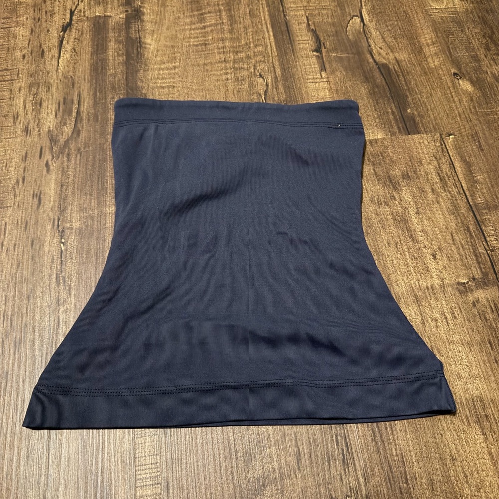 bebe Navy Strapless Tube Top